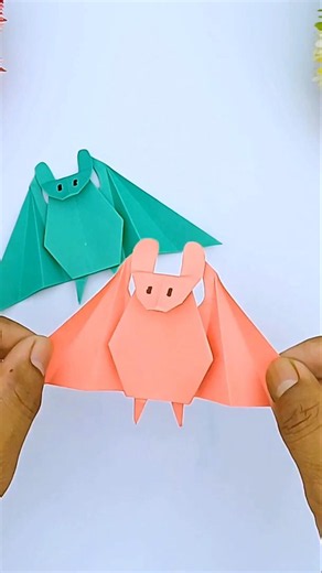 How to Make Easy Paper Bat 🦇 DIY Paper Crafts