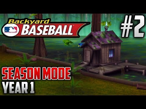 Backyard Baseball 2005 Season Play | EP2 | GATOR FLATS! COOLEST FIELD IN THIS GAME?