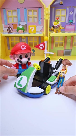 Mario's New Green Kart! Woody & Buzz Get a YES, But Luigi Gets a NO?! 🤣🏎️