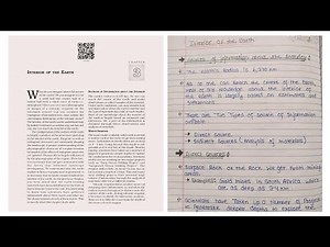 Notes of Ch 3 Interior of the Earth|Class 11th Geography