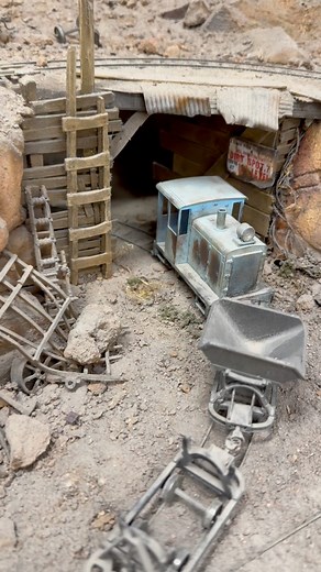 187K views · 7.2K reactions | Let’s get going! #trains #modelrailroad #mining #miniatures | Dirt Spot.7 | Facebook