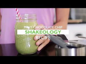 Mint Chocolate Chip Shakeology Shake
