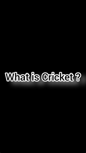What is Cricket? 😎✅#cricket #shorts #facts