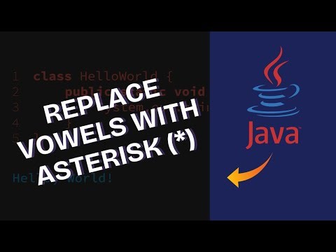 How to Replace Vowels with Asterisk (*) in Java 2025?