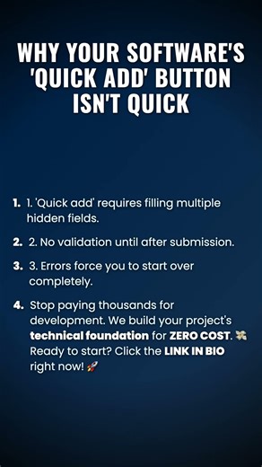 Why Your Software's 'Quick Add' Button Isn't Quick #ad (Verify Info)