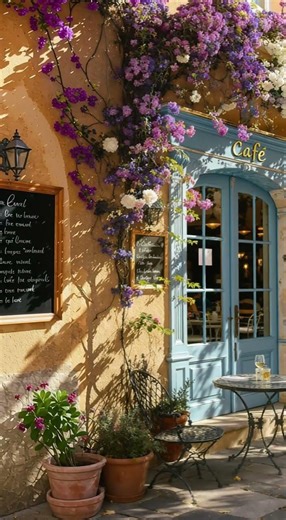 The only agenda today is café au lait and cobblestones.☕🌸. #cafe #travelparis