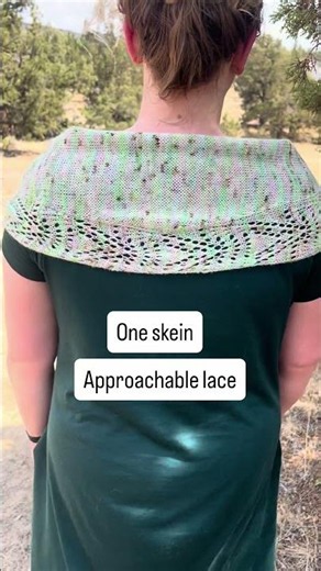 NEW Lace Shawlette Knitting Pattern