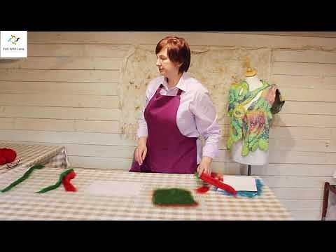 Main Wool Layouts in Feltmaking with Lena Archbold