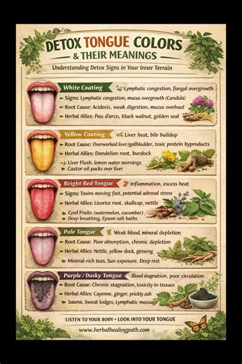 What is the color of your tongue ?