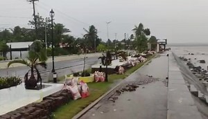 Typhoon Odette Update Bislig Baywalk, Brgy. Poblacion as of Dec 16, 11:30 am | City Government of Bislig