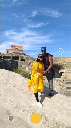 Walking through history inside the ancient cave city 🇬🇪#uplisticke#georgia