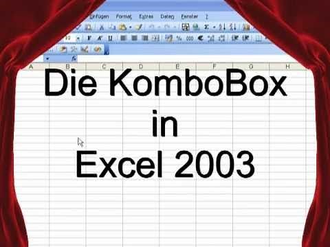 Die Combo-Box (Das Kombinationsfeld) in Excel