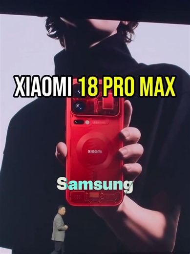 El nuevo Xiaomi 18 Pro Max vino para cambiar las reglas del juego. Y es que su nuevo diseño rojo transparente me tiene superemocionado. #xiaomi #xiaomi18promax #18promax #smartphone #android