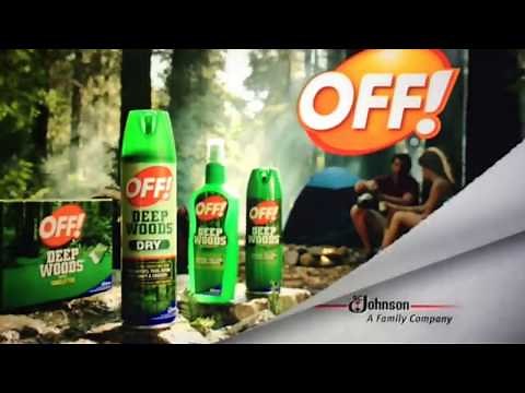 Off! Deep Woods Dry Repellent Commercial Man Out of Tent