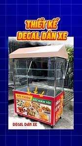 Thiết kế decal dán xe ăn vặt, decal dán tủ ăn vặt, menu,…. Nhận thiết kế file và thiết kế in ấn giao hàng toàn quốc. #decaldanxe #menu #anvat #inanthietketraon #thietketraon | In ấn thiết kế Trà Ôn