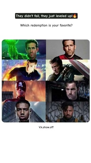 They didn't fail, they just leveled up! 🔥 #Marvel #DC #GlowUp#Superhero #comics#bestshorts#ytshorts