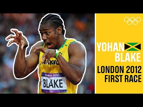 Yohan Blake's 🇯🇲first Olympic race!