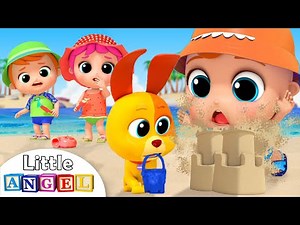 Playtime At the Beach & Swimming Song | Little Angel Nursery Rhymes