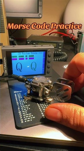 Morse Code Training! #radiooperator #hamradio #hobby #amatureradio #morsecode