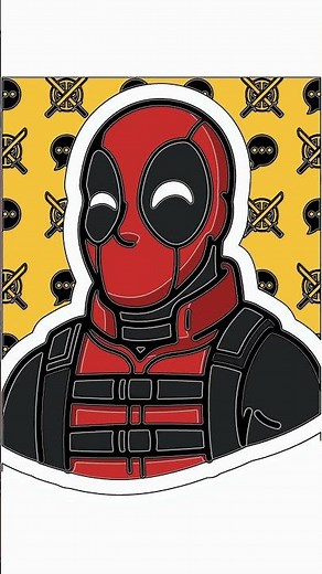 Draw Deadpool! Easy Cartoon Style for Beginners