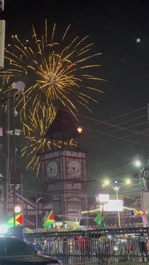Guyana Celebrates 56th Republic Anniversary with Fireworks