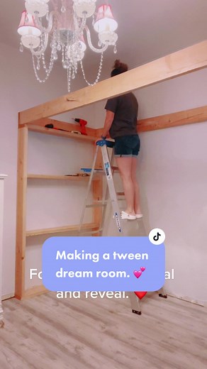 Building a Dream Aesthetic Room with Loft Bed for My Tween Daughter