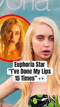 Euphoria Star “I’ve Done My Lips 15 Times” #shorts #chloecherry #euphoria