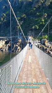 Magical Storms River Mouth with its iconic suspension bridge Planning a visit to the Tsitsikamma? Visit the Tsitsikamma Tourism website at www.tsitsikamma.info for more information on accommodation, restaurants and activities | Tsitsikamma Tourism
