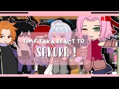 Team taka react to SAKURA 🌸 |GACHALIFE| 🇧🇷🇺🇸 | and sasusaku !! | #gachalife #naruto #viralvideo