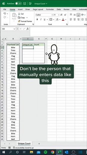 Stop Manually Entering Data in Excel — Use This Smart Trick!
