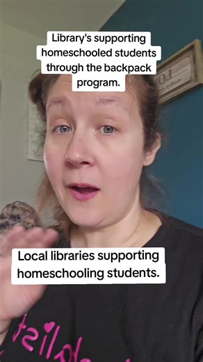 Supporting Homeschooling Students with Library Backpack Program