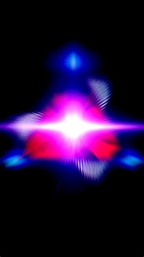 Abstract Stylized Character Animation in Dark Background