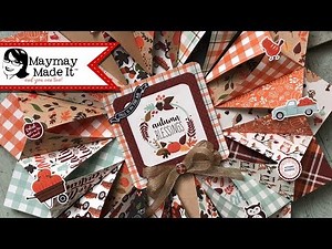 Paper Folded Cone Wreath!