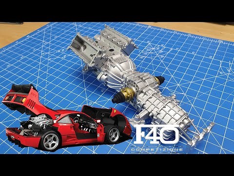 Build the Ferrari F40 Competizione - Part 14 - More Gearbox Elements