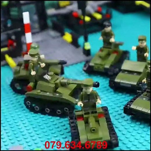 ĐỒ CHƠI LEGO XE TĂNG, LEGO MÁY BAY, LEGO XE CẢNH SÁT, XE QUÂN SỰ 1012 CHI TIẾT