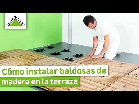 Cómo instalar baldosas de madera en la terraza o jardín I LEROY MERLIN