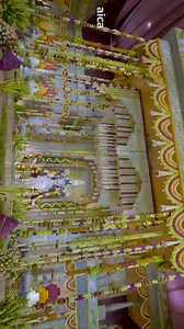 The mandap is the central structure of the Hindu wedding ceremony. It is typically decorated with flowers, drapes, and traditional Indian motifs. If you are looking for a full-service event management company that can take care of everything from planning and design to execution and cleanup, then Aica Events is the perfect choice for you. please contact now 091698 49999 Event Design & Decor : @aicaevents Event Planning: @artofjais Event Design and Decor : @aicaevents #weddingsdecor #weddingstage