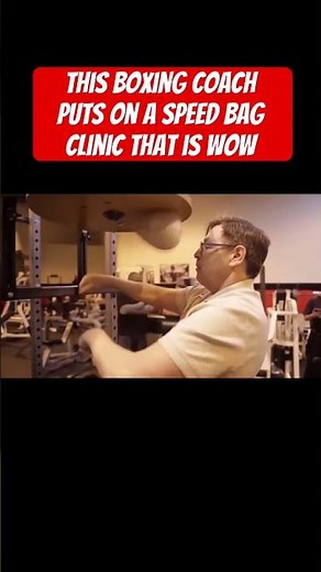 This boxing coach puts on a speed bag clinic that is wow