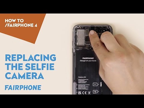 Replace the Selfie Camera | HOW TO FAIRPHONE 4