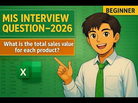 MIS Interview Question 2026 🔥 Pivot Table + IF Trick in Excel (Real Question)