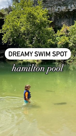 Austin Adventure Kids on Instagram: "Hamilton Pool Preserve is a dreamy swim spot in Dripping Springs. It’s a unique natural area with a collapsed grotto and a swim hole with cool water that is also home to some catfish. 🐟 @traviscountyparks Things to know: 💚there is a beach area (not sand) that is partially shaded. bring a blanket and pack a picnic! 💚catfish and other fish swim around you, which my kids loved! we also saw a water snake 👀 💚the pool is quite large, but only a section of it i