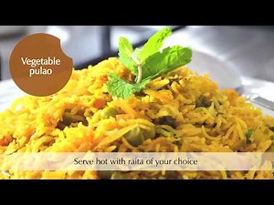 AMC Cookware - Recipe - Vegetable Pulao - Fat less.