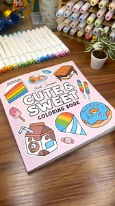 2.2K views · 50 reactions |  Cute & Sweet Coloring Book by Jade Summer  This simple coloring book includes an incredible variety of delicious snacks. Our cute food designs are hand-drawn with bold lines and easy-to-color spaces, so colorists of all skill levels can relax while they make something beautiful. Get your markers ready because filling these designs with juicy colors is so satisfying! | Jade Summer Coloring Books | Facebook