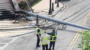 Boston Residents Without Power After Utility Pole Topples, Causing Explosion