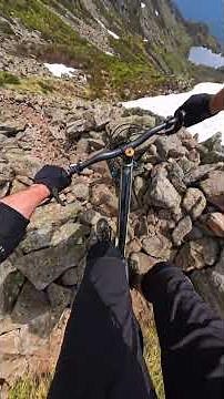 VTT - Petit passage technique de montagne