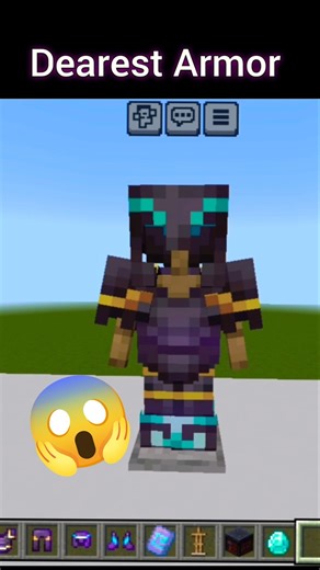 "VoID KING" Armor Trim in Minecraft!(OP Purple/Black Combo)😱👑
