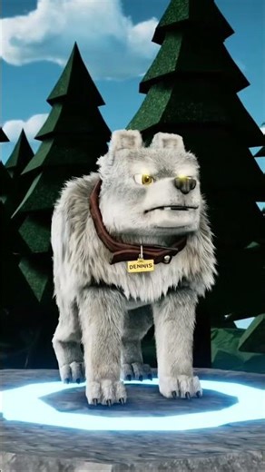 A Roblox wolf dancing ￼#shorts