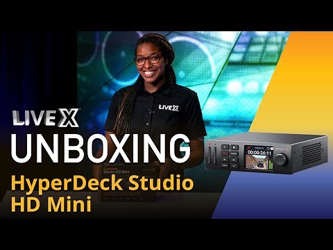 Unboxing: HyperDeck Studio HD Mini