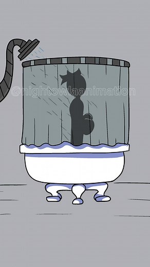 Shower monster #reelsfbシ #explorepage #comedy #facebookreels #fyp #virals #animation #2danimation | Nightowl animation