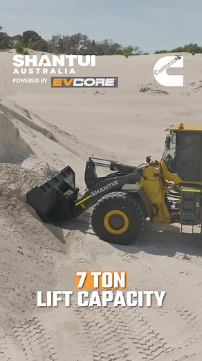 The SHANTUI L76 Wheel Loader is powered by a dependable Cummins QSL engine, 3540mm dumping height and a 5m³ bucket. Covered with a full warranty, it is designed to handle the toughest Australian conditions with a 25 ton operating weight and 7 ton lift capacity. Evcore is an Australian owned and operated company. We are the authorised exclusive dealer for SHANTUI Earthmoving Equipment. We pride ourselves on supplying a full range of spare parts, quality customer support and are equipped with mobi